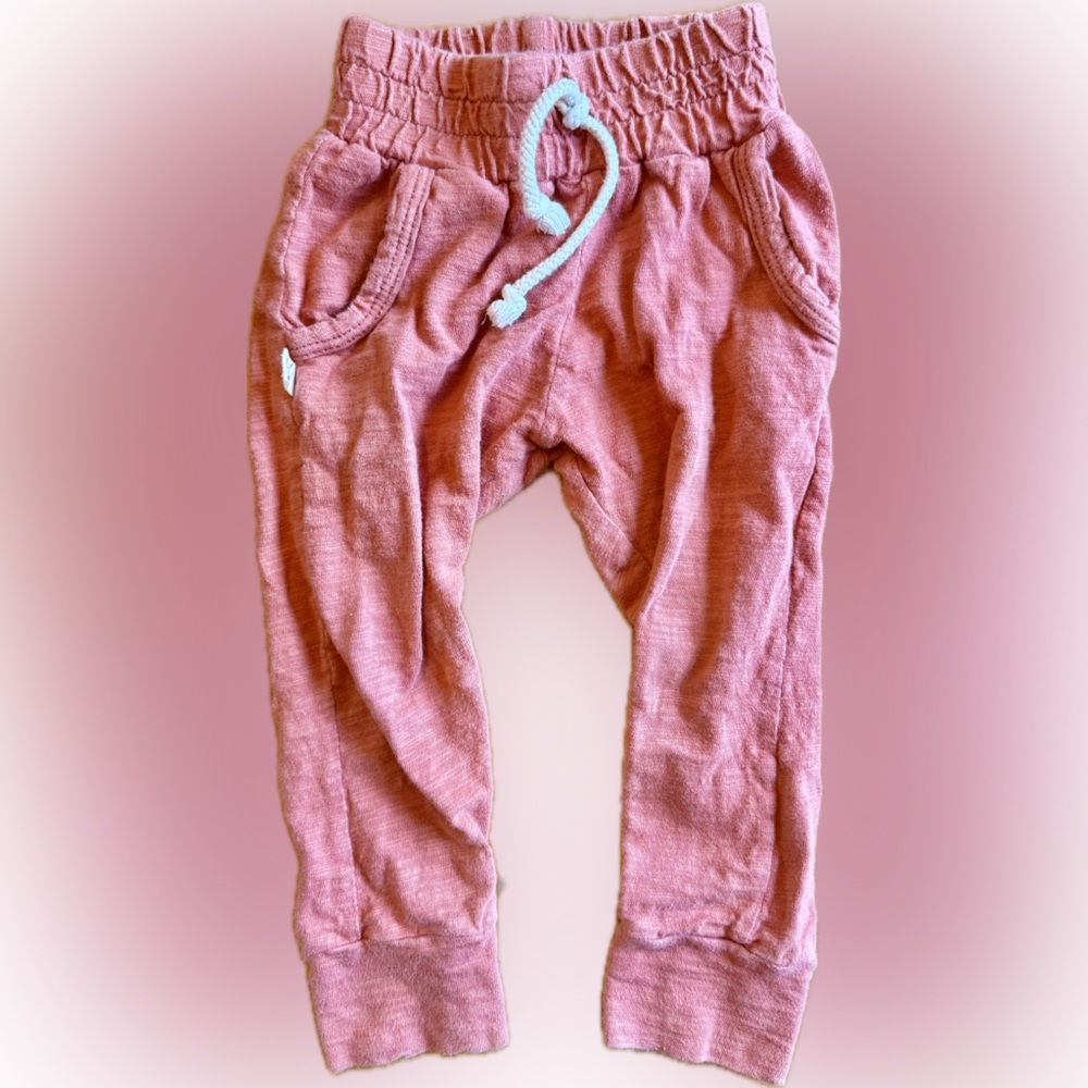 Kids Casual Coral Jogger Pants